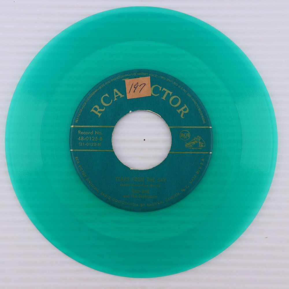 Elton Britt  - Driftwood In The River/Tears 1949 45 rpm 7" Single Record 48-0125 - Picture 4 of 11